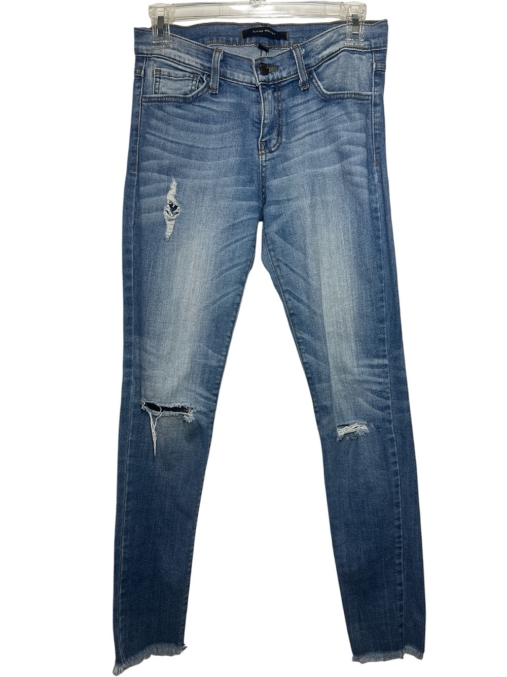 Flying Monkey Distressed Low Rise Jeans